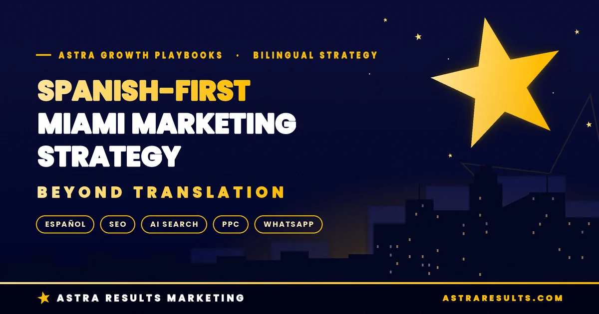 Marketing Bilingüe para Servicios Profesionales en Miami: Estrategia Español Primero