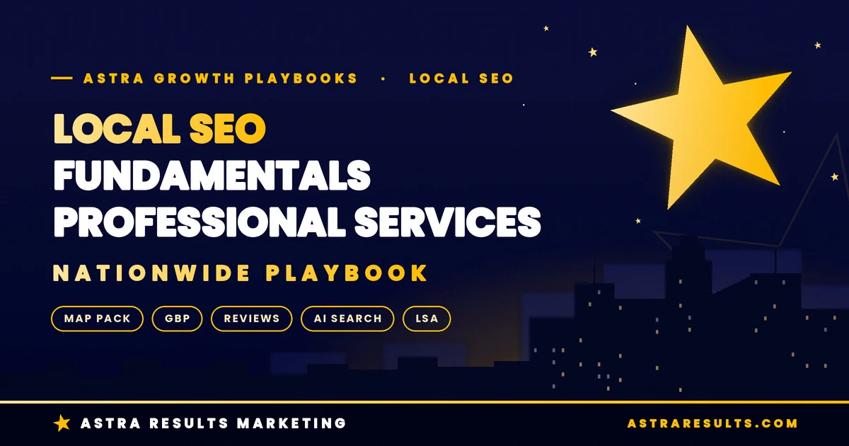 Fundamentos de SEO local para servicios profesionales