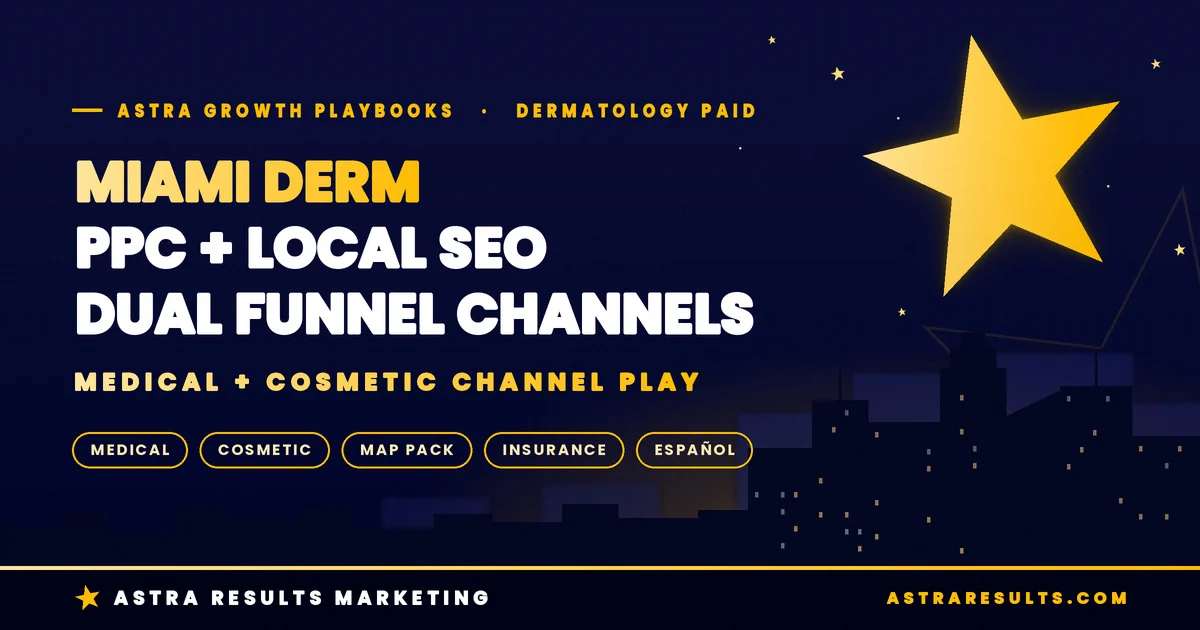 Miami Dermatology Practice PPC and Local SEO