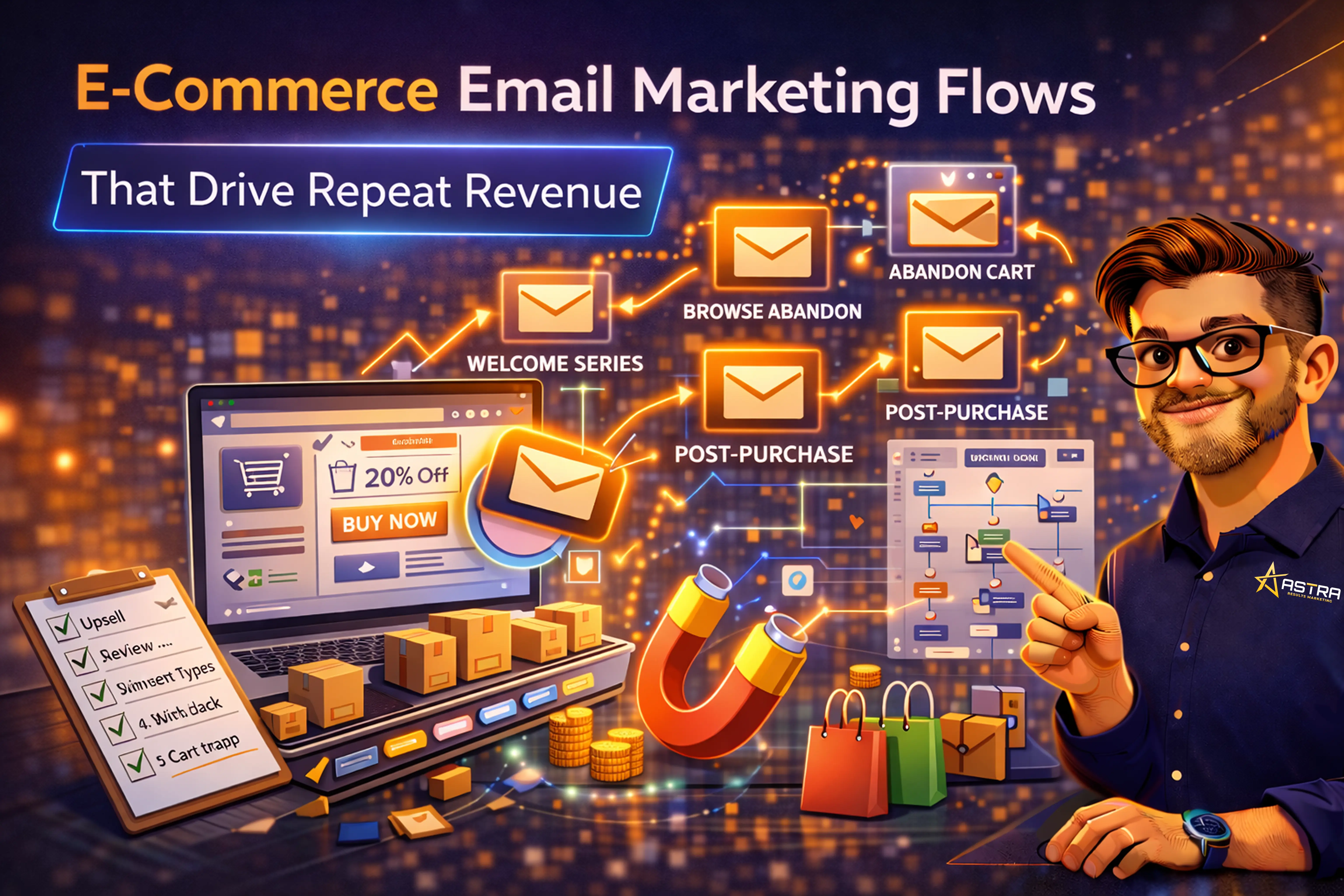Flujos de Email Marketing para Comercio Electrónico que Generan Ingresos Recurrentes