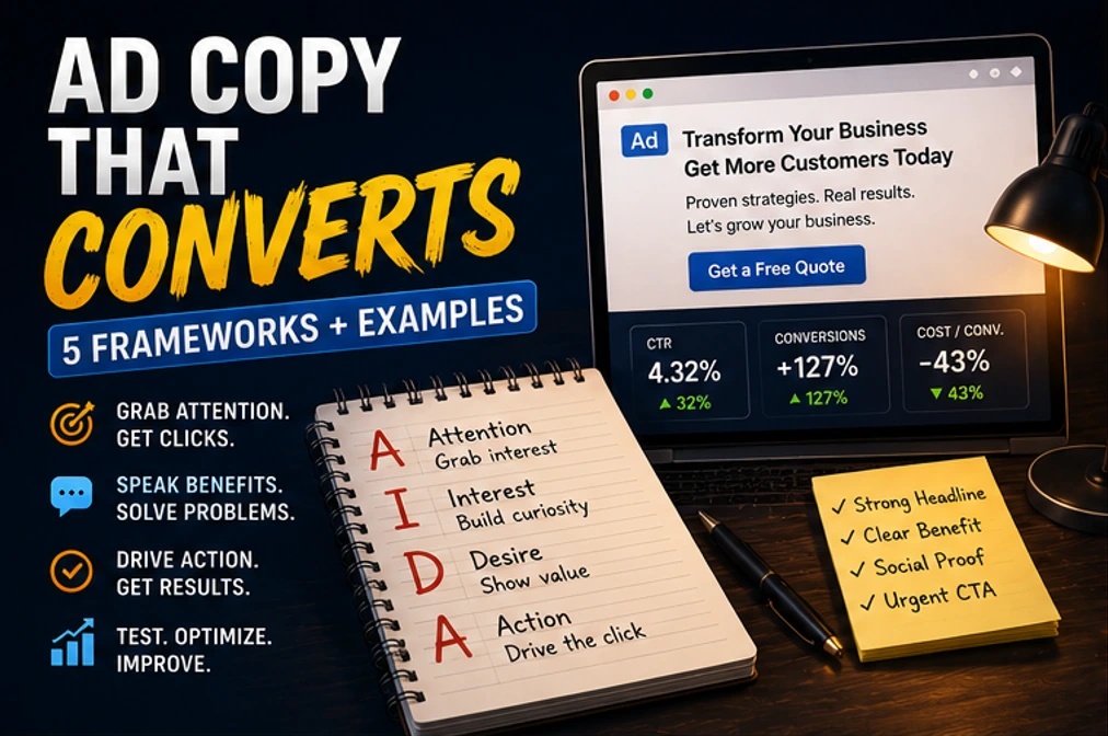 Ad Copy That Converts: Frameworks and Examples