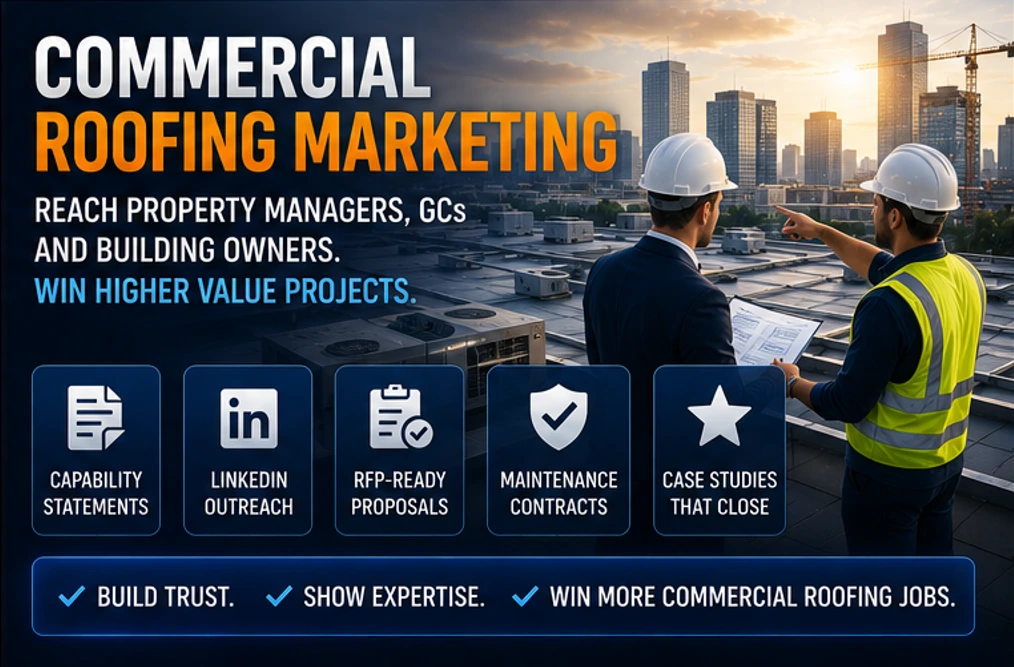 Commercial Roofing Marketing: Reaching Property Managers, GCs, and Building Owners