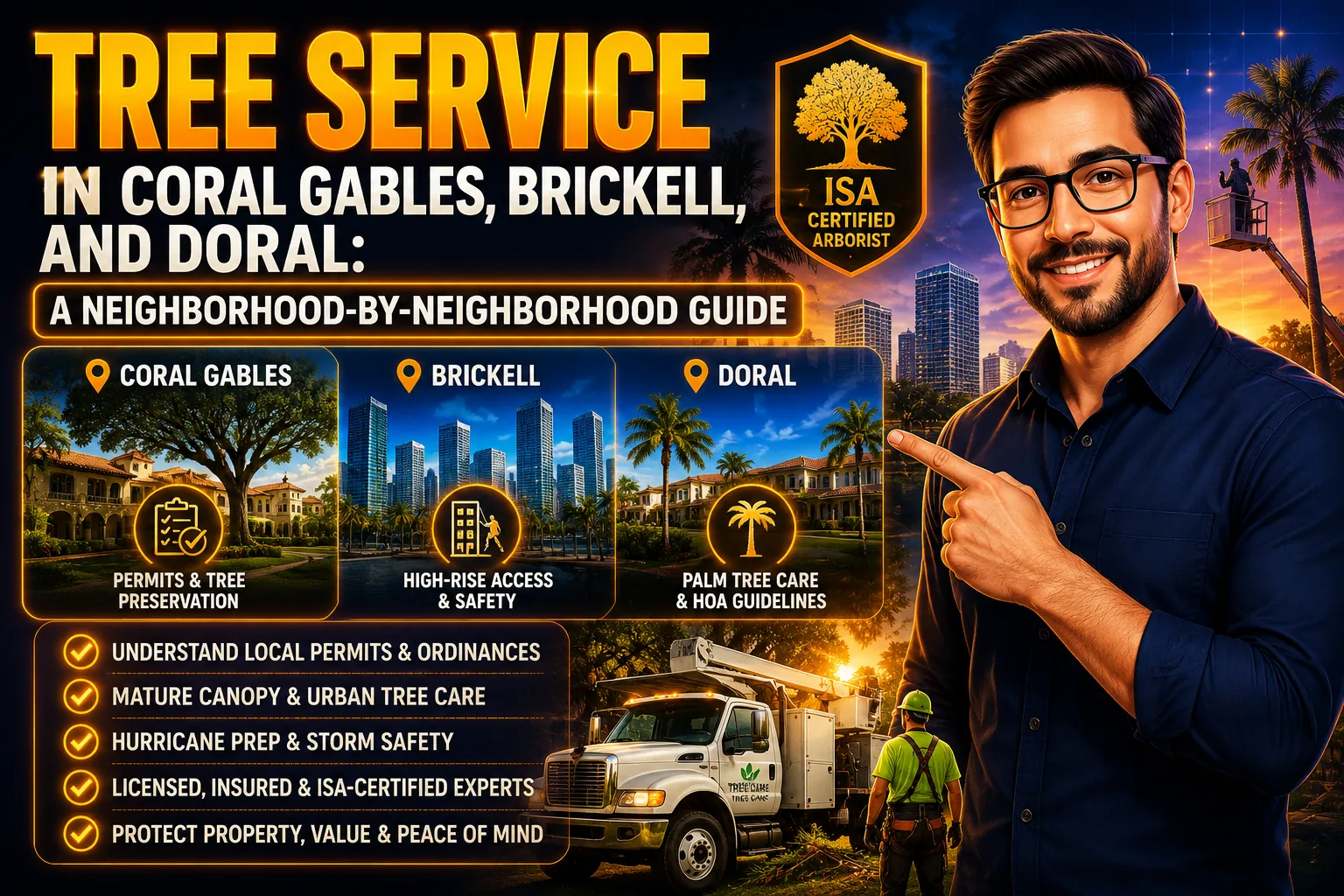 Tree Service in Coral Gables, Brickell, and Doral: A Neighborhood-by-Neighborhood Guide