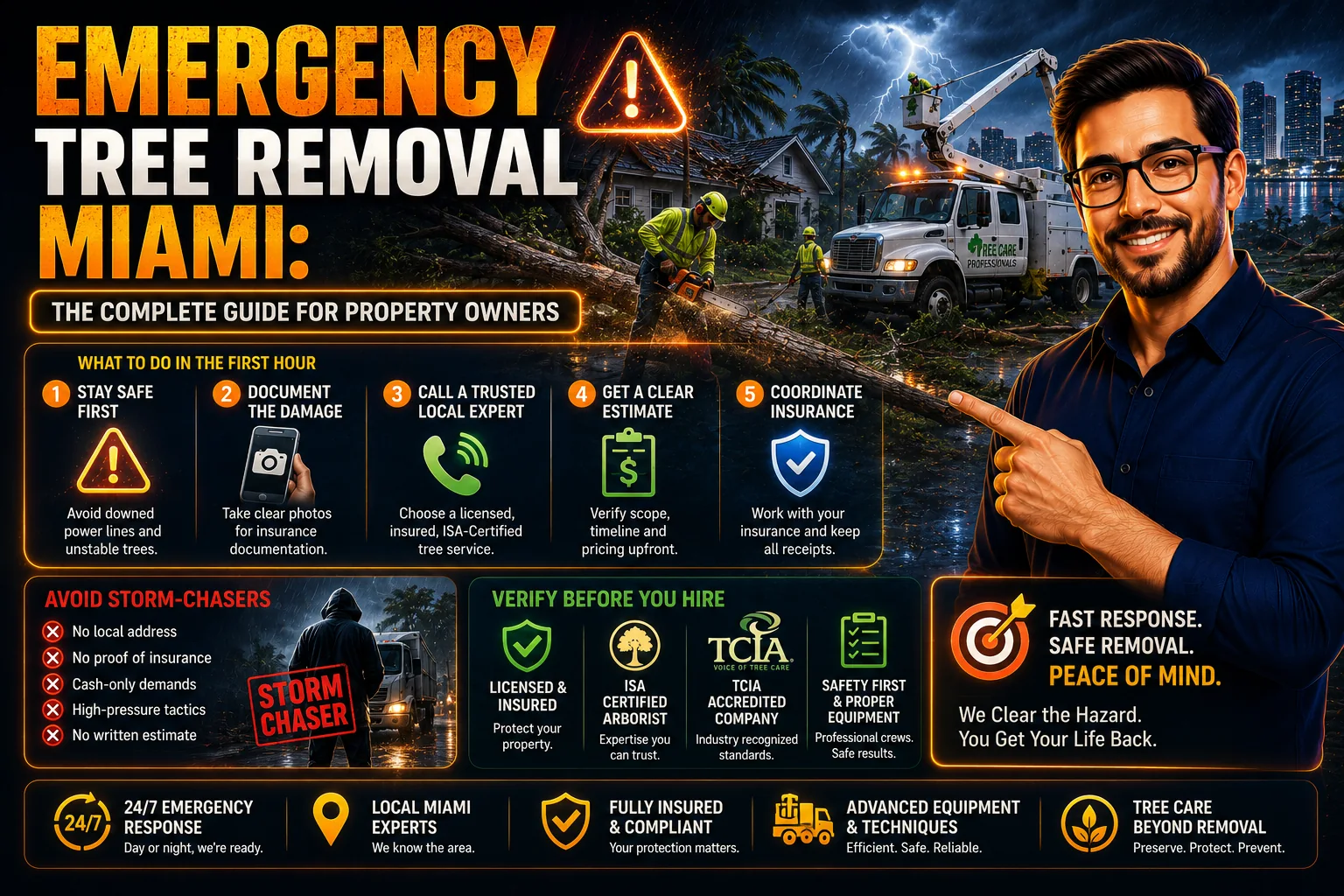 Emergency Tree Removal Miami: The Complete Guide for Property Owners