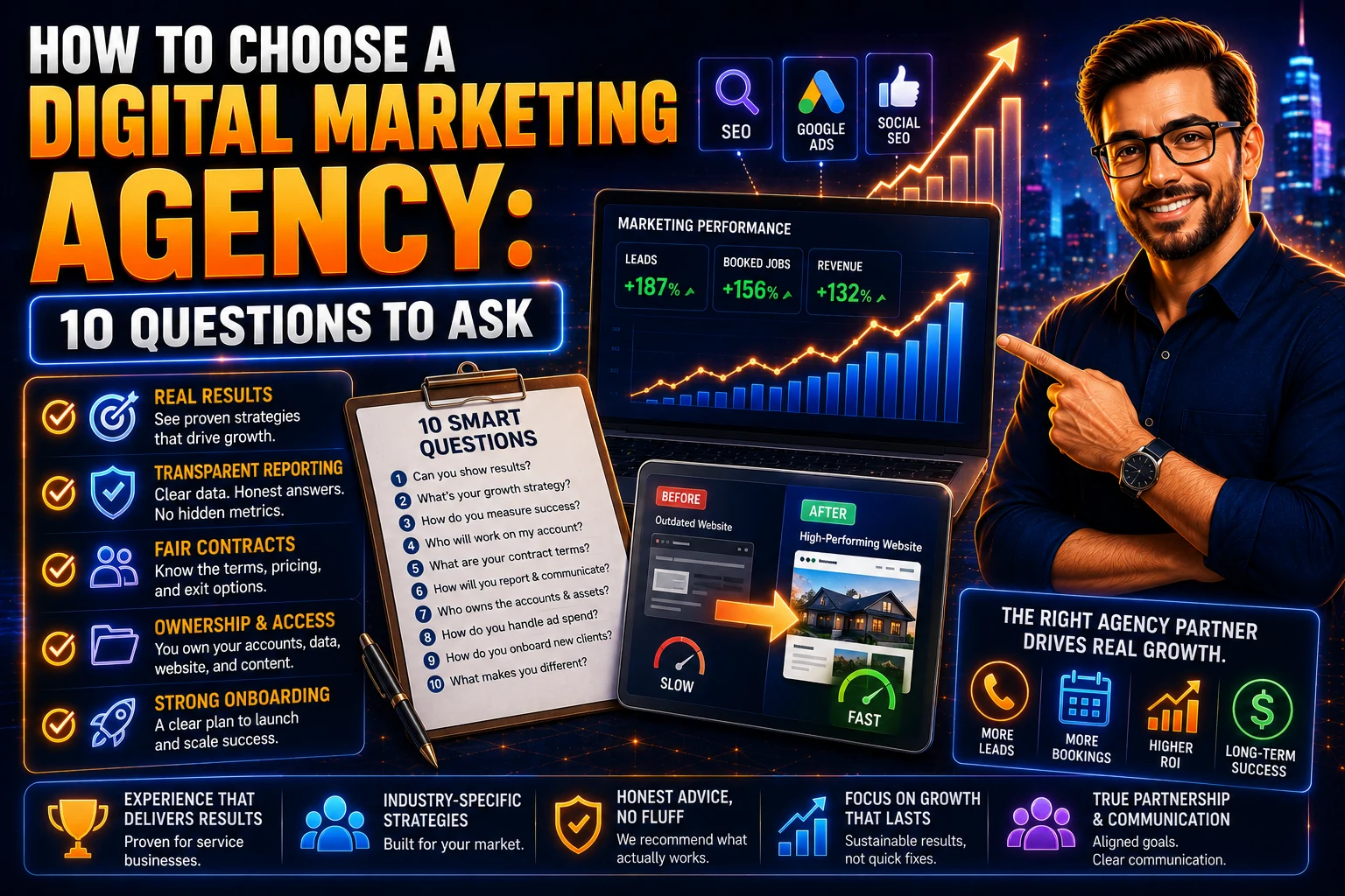 How to Choose a Digital Marketing Agency: 10 Questions to Ask