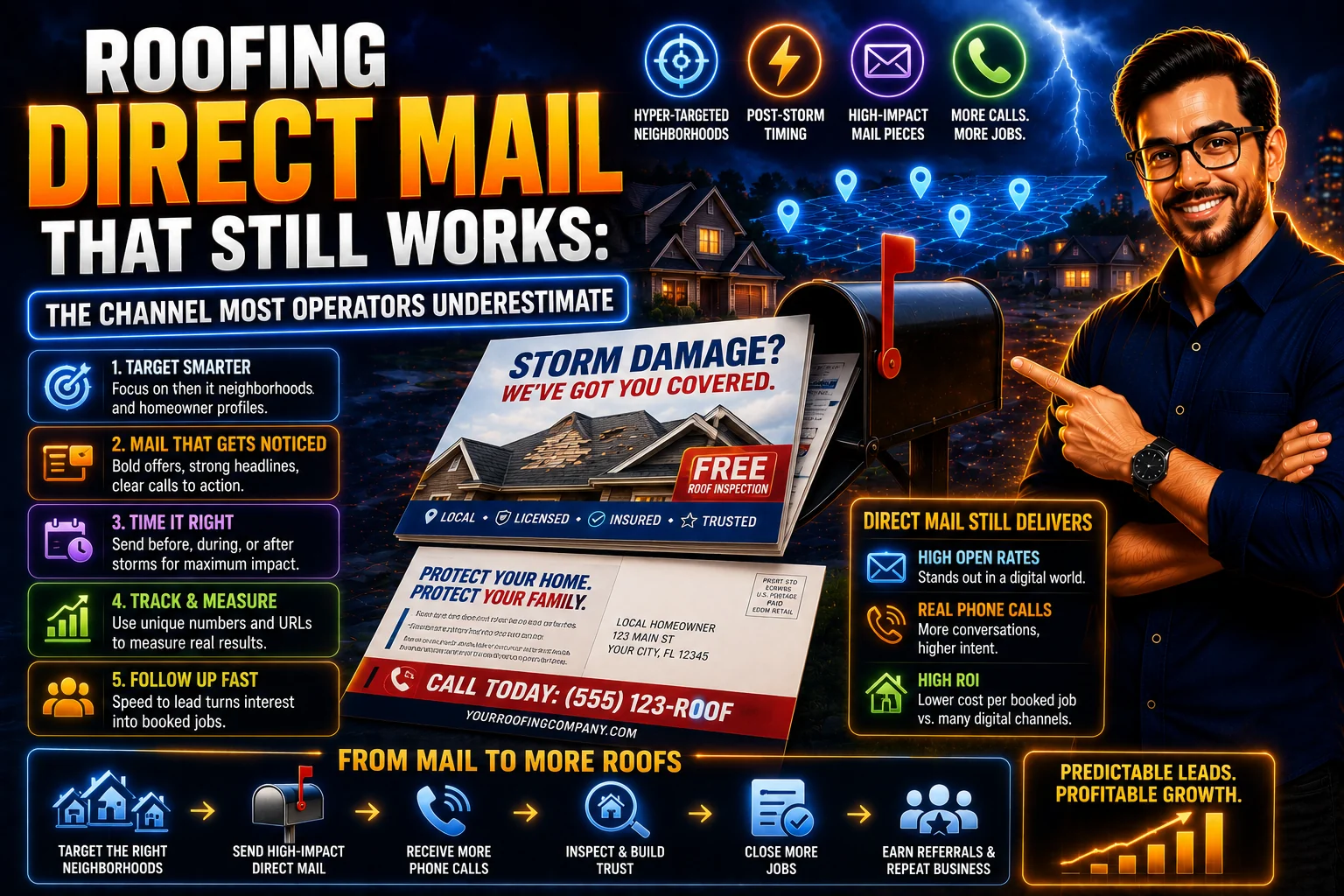 Roofing Direct Mail That Still Works: The Channel Most Operators Underestimate