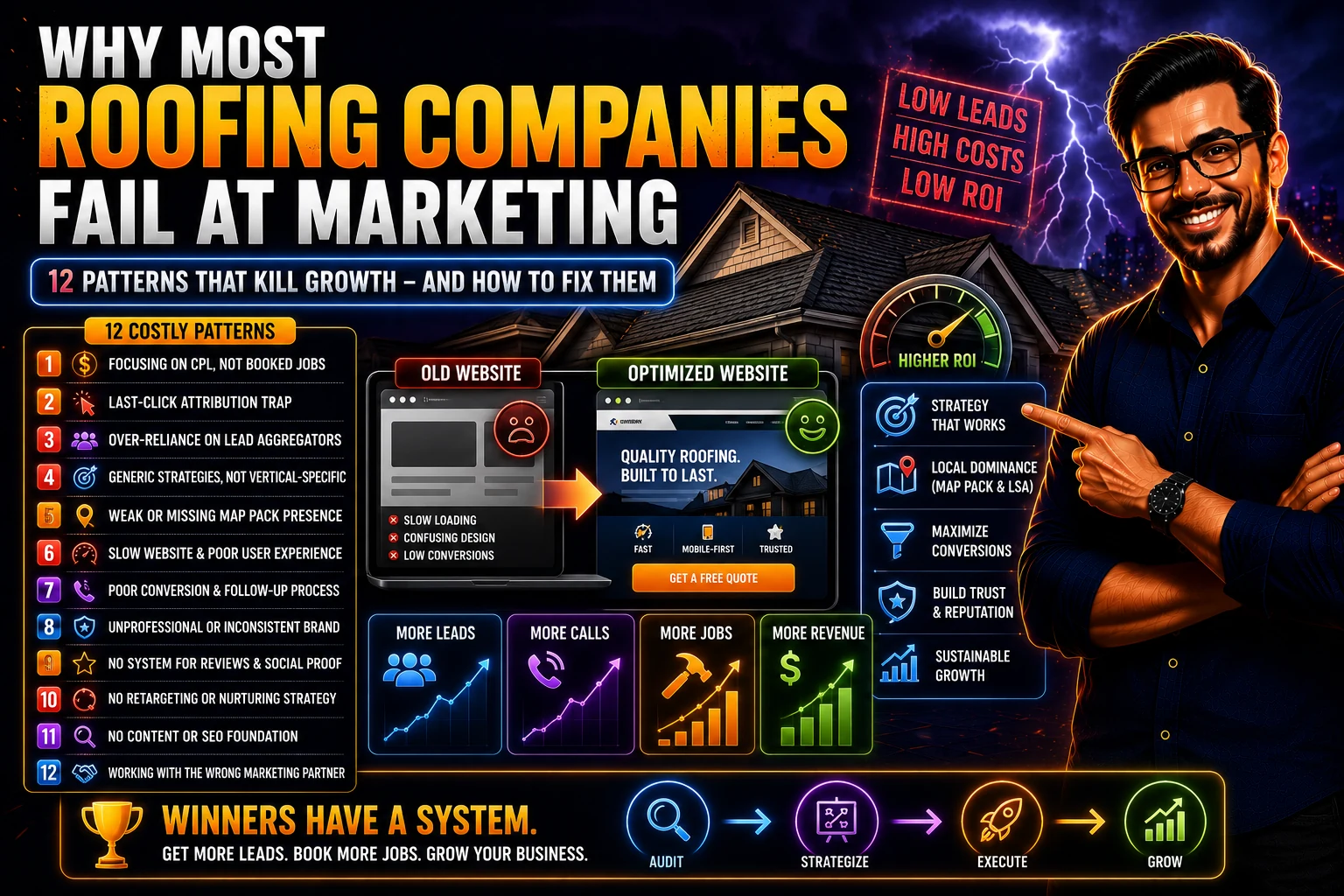 Why Most Roofing Companies Fail at Marketing