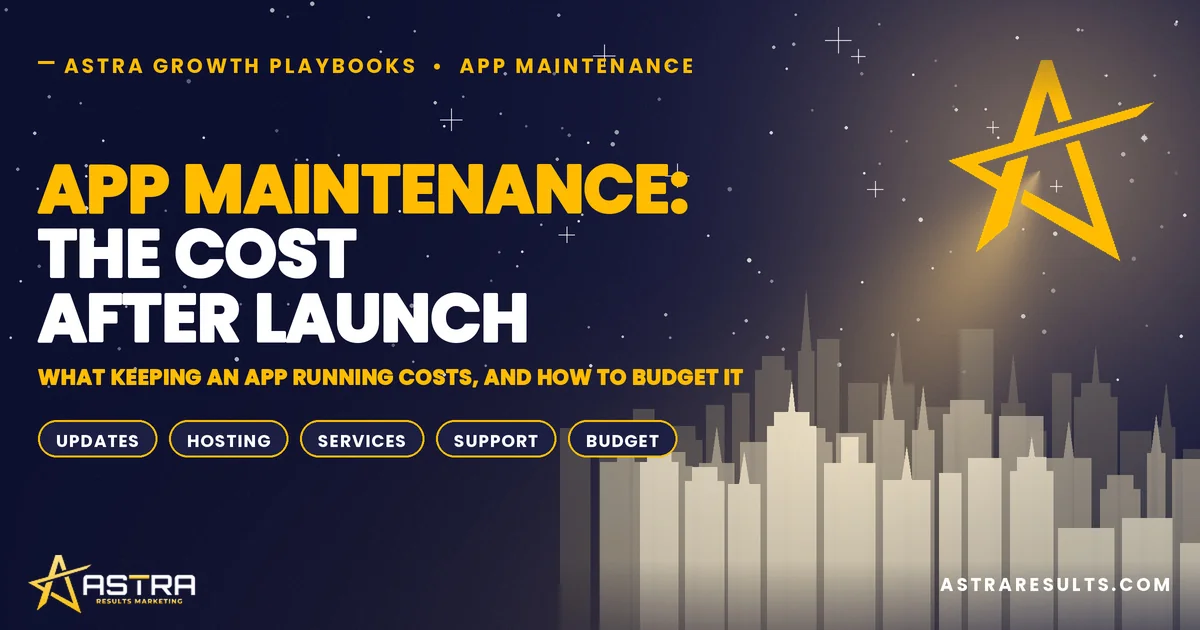 App Maintenance: The Cost After Launch