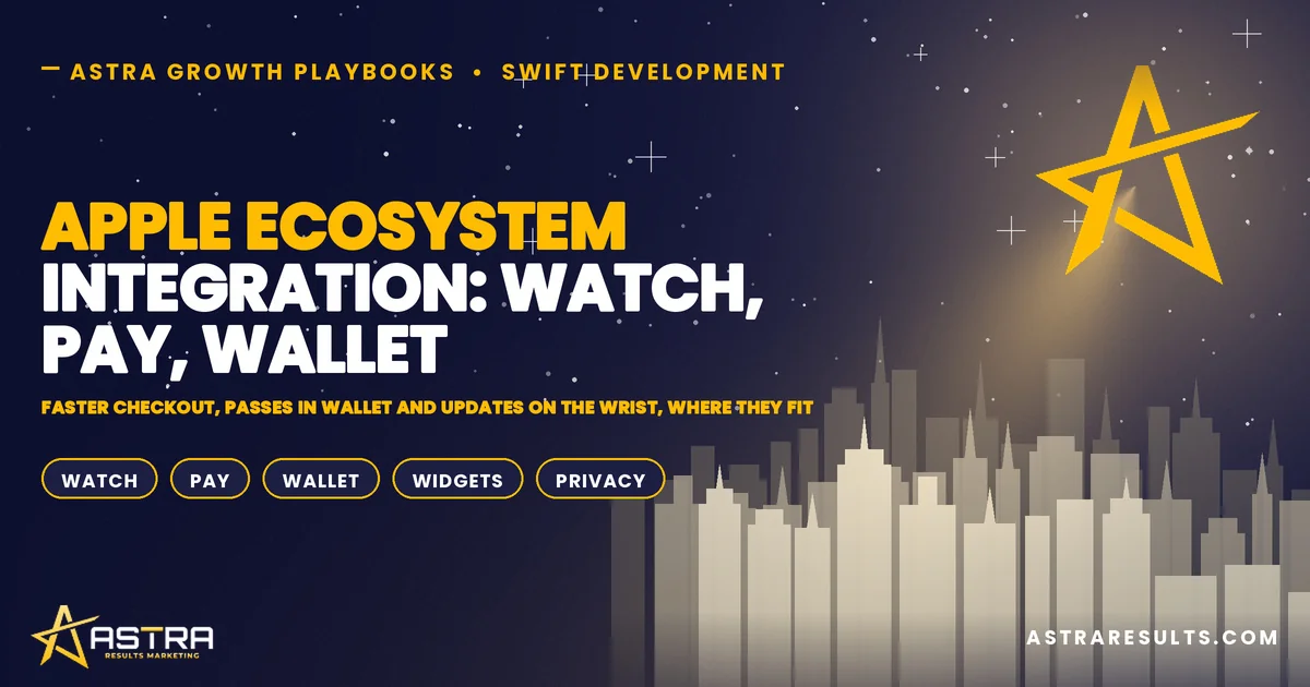 Apple Ecosystem Integration: Watch, Pay, Wallet