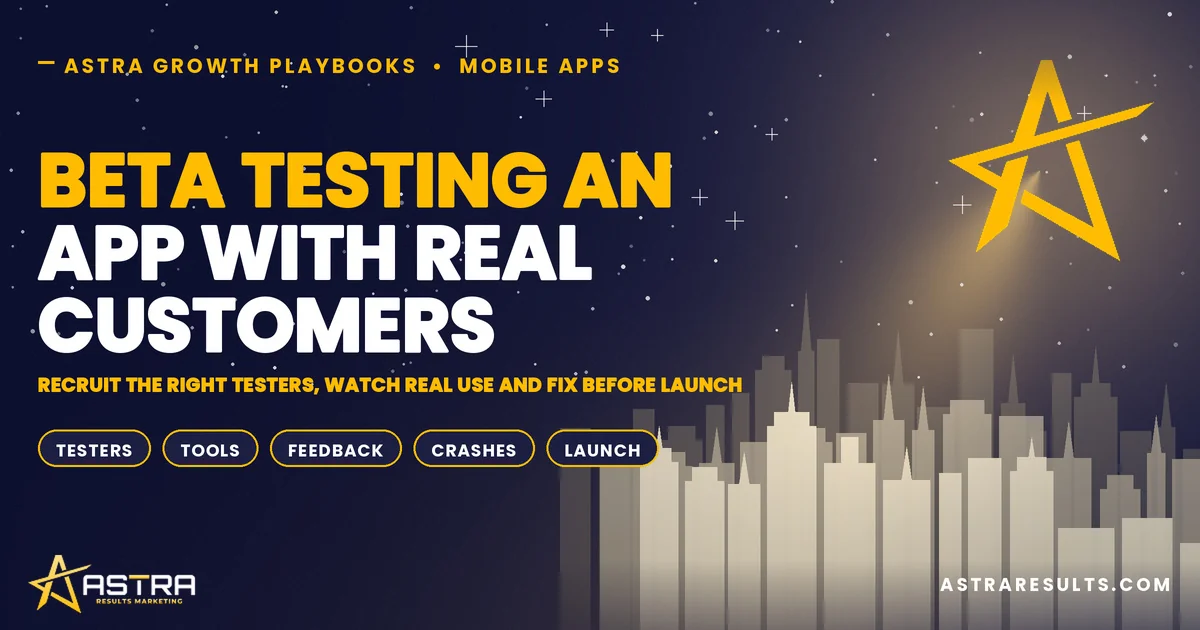 Beta Testing an App With Real Customers