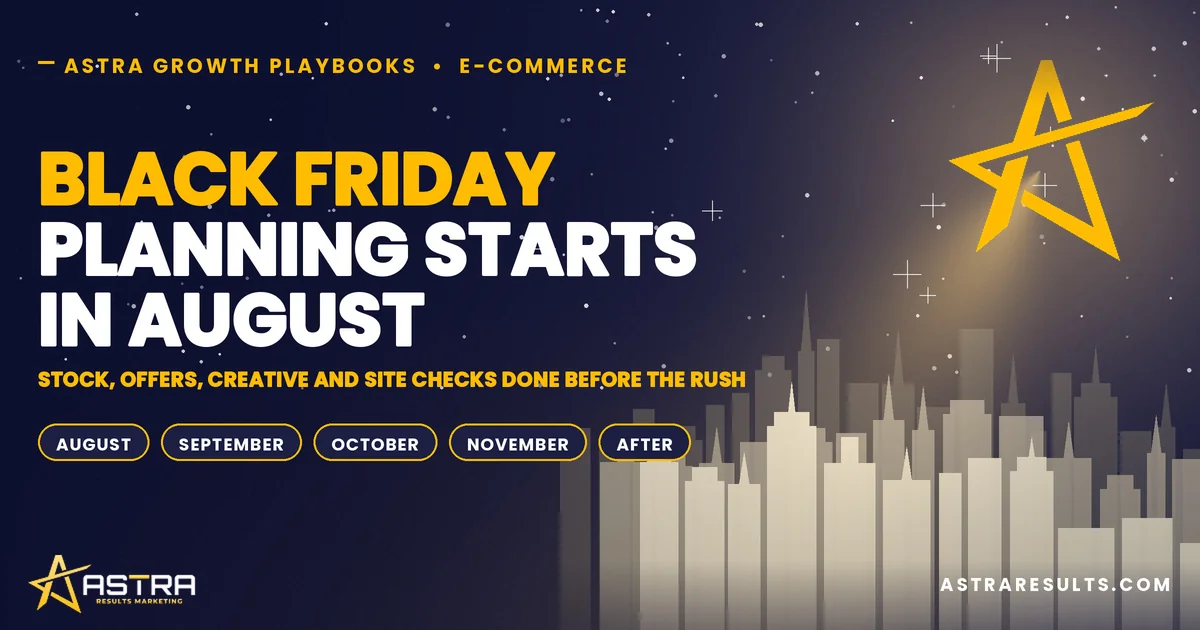 La Planificación del Black Friday Empieza en Agosto