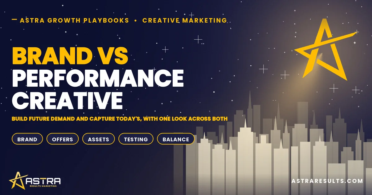 Brand vs Performance Creative