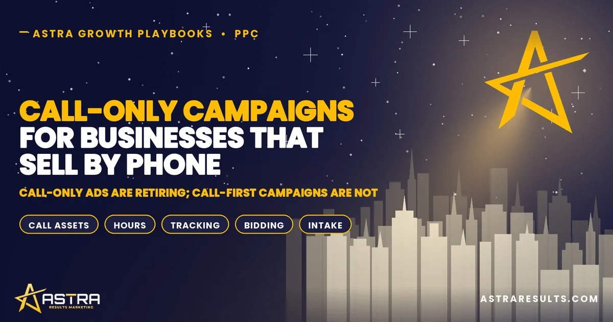 Campañas Solo de Llamadas para Negocios que Venden por Teléfono
