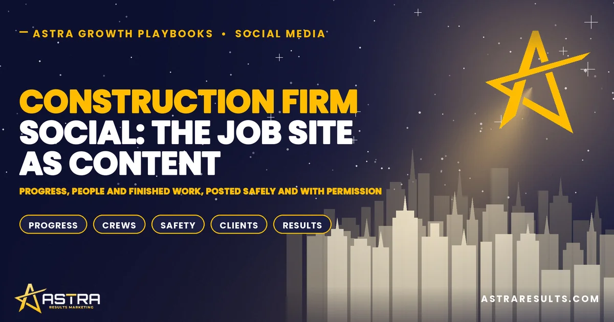 Redes Sociales para Constructoras: La Obra como Contenido