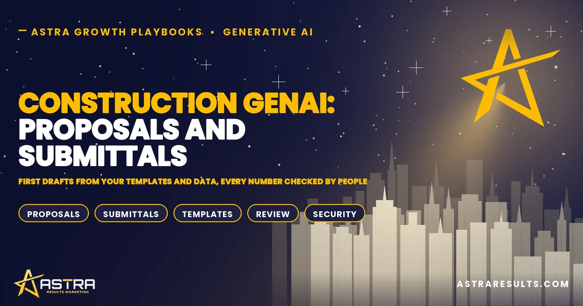 Construction GenAI: Proposals and Submittals