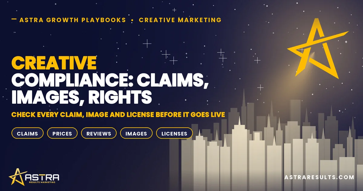 Creative Compliance: Claims, Images, Rights