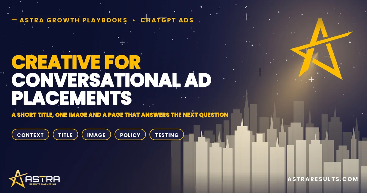 Creative for Conversational Ad Placements