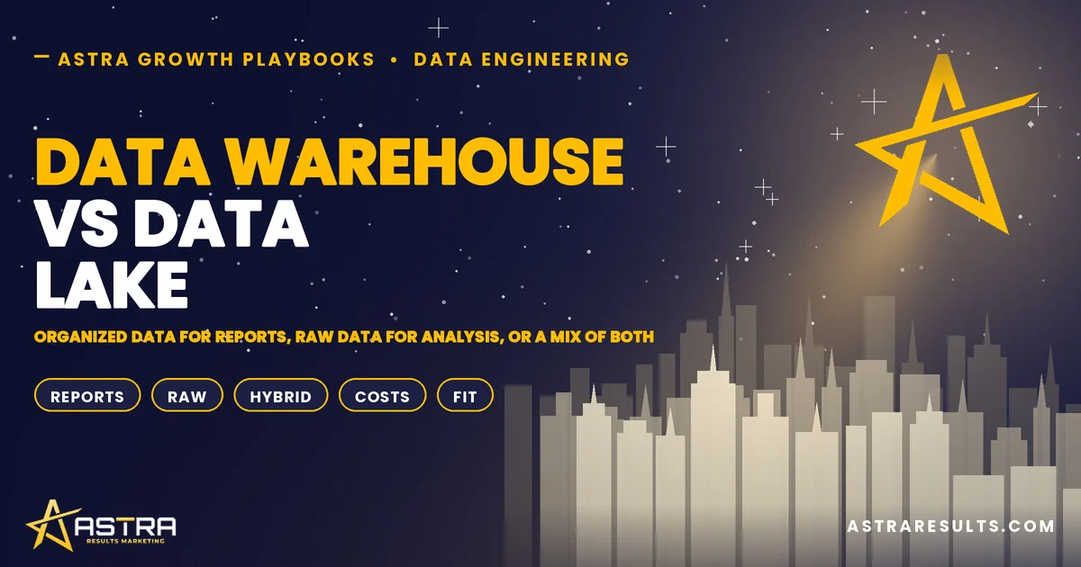Data Warehouse vs Data Lake
