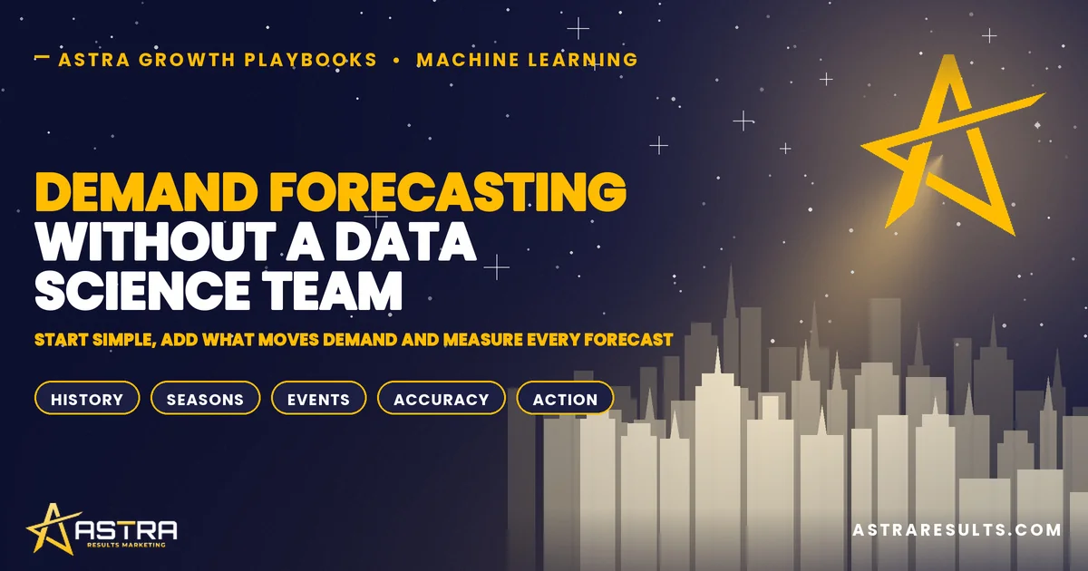 Demand Forecasting Without a Data Science Team