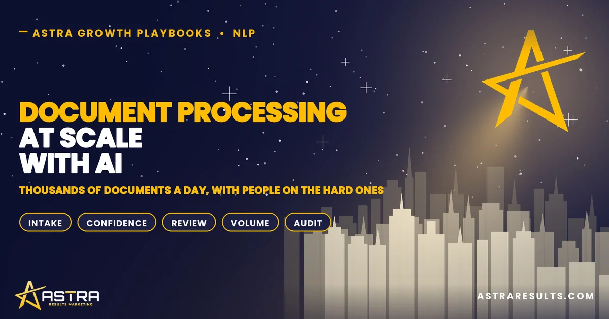 Document Processing at Scale with AI