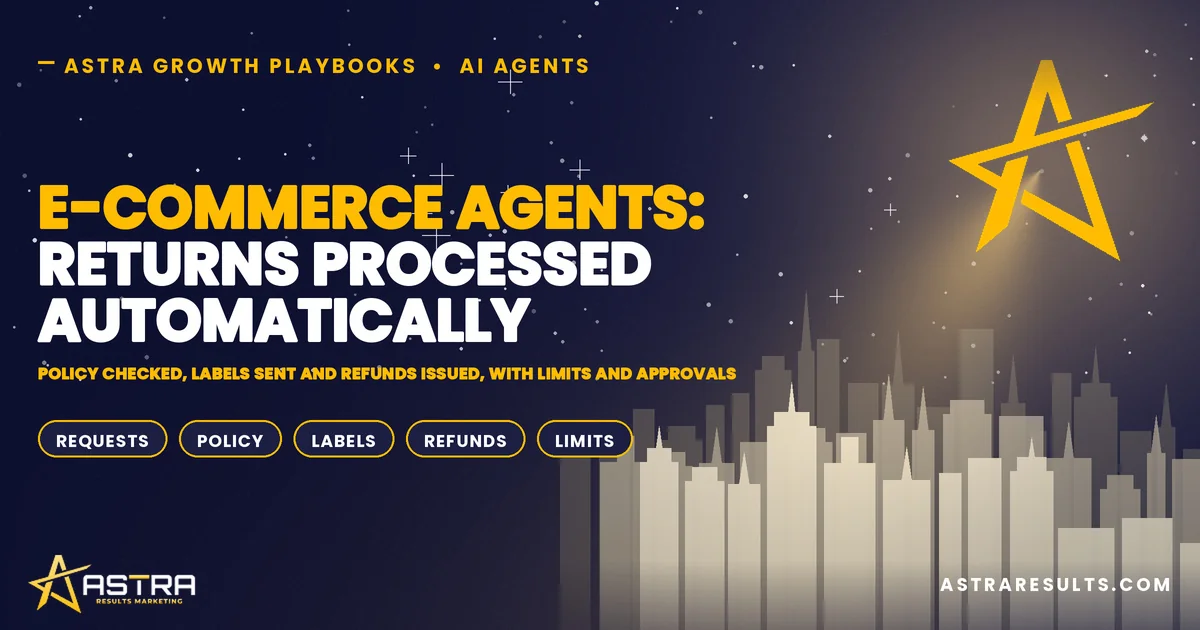 E-Commerce Agents: Returns Processed Automatically