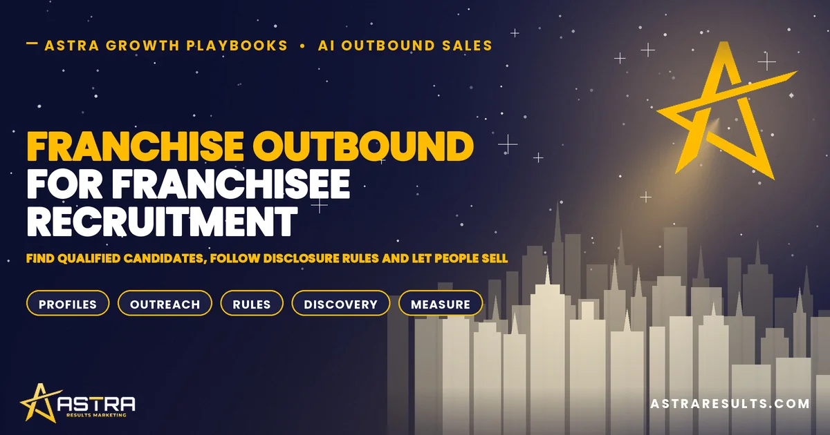 Franchise Outbound for Franchisee Recruitment