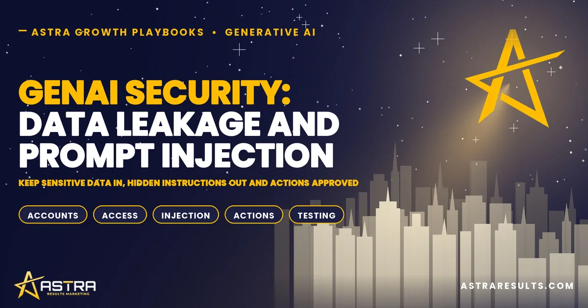 GenAI Security: Data Leakage and Prompt Injection