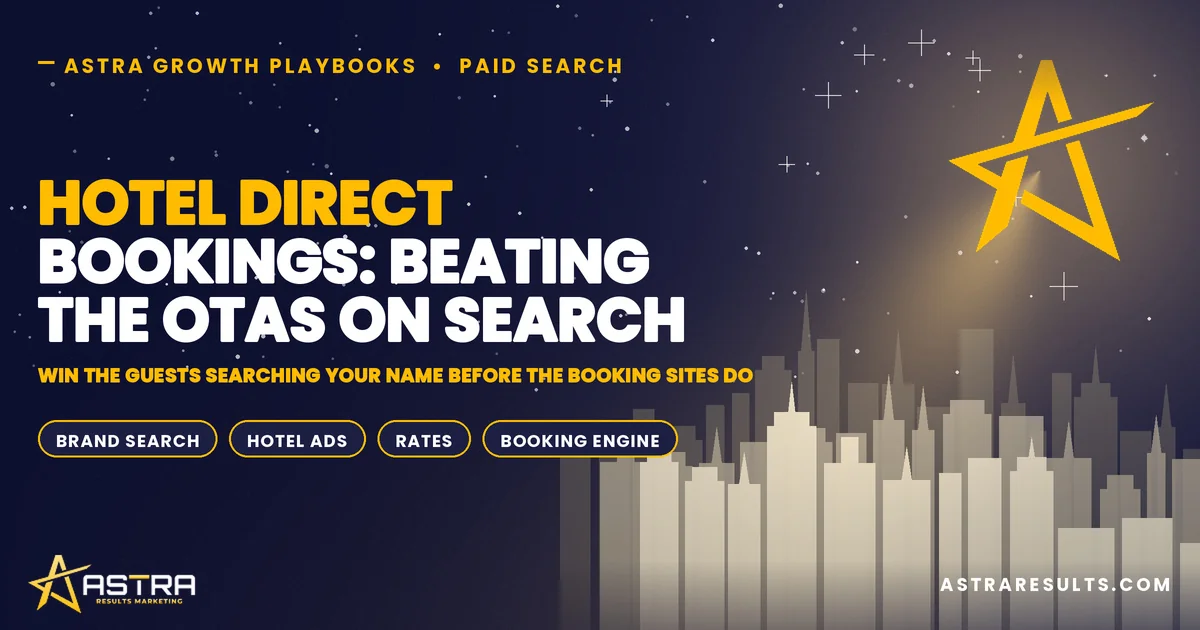 Hotel Direct Bookings: Beating the OTAs on Search