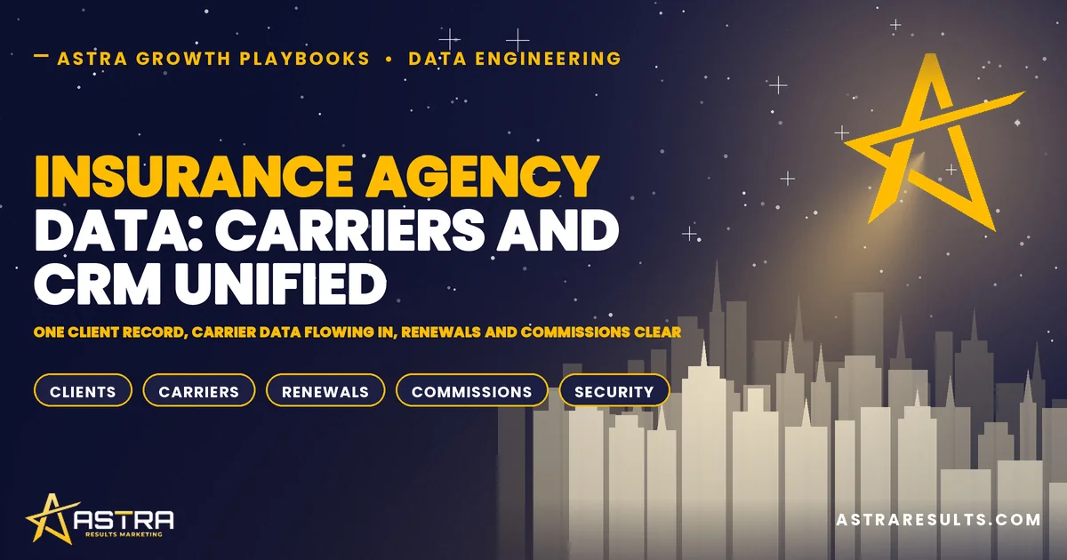 Insurance Agency Data: Carriers and CRM Unified