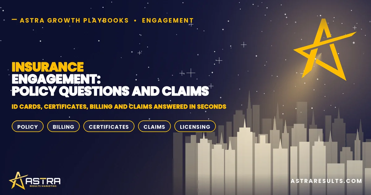 Insurance Engagement: Policy Questions and Claims