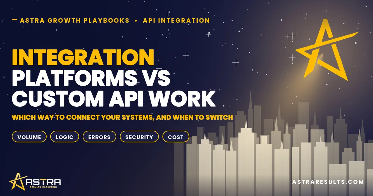 Integration Platforms vs Custom API Work