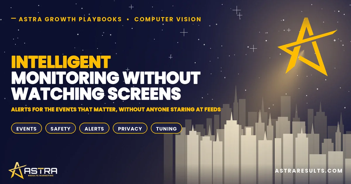 Intelligent Monitoring Without Watching Screens