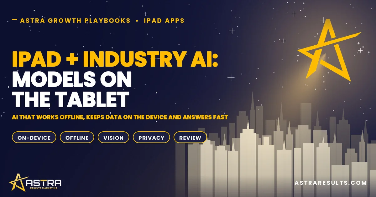 iPad + Industry AI: Models on the Tablet