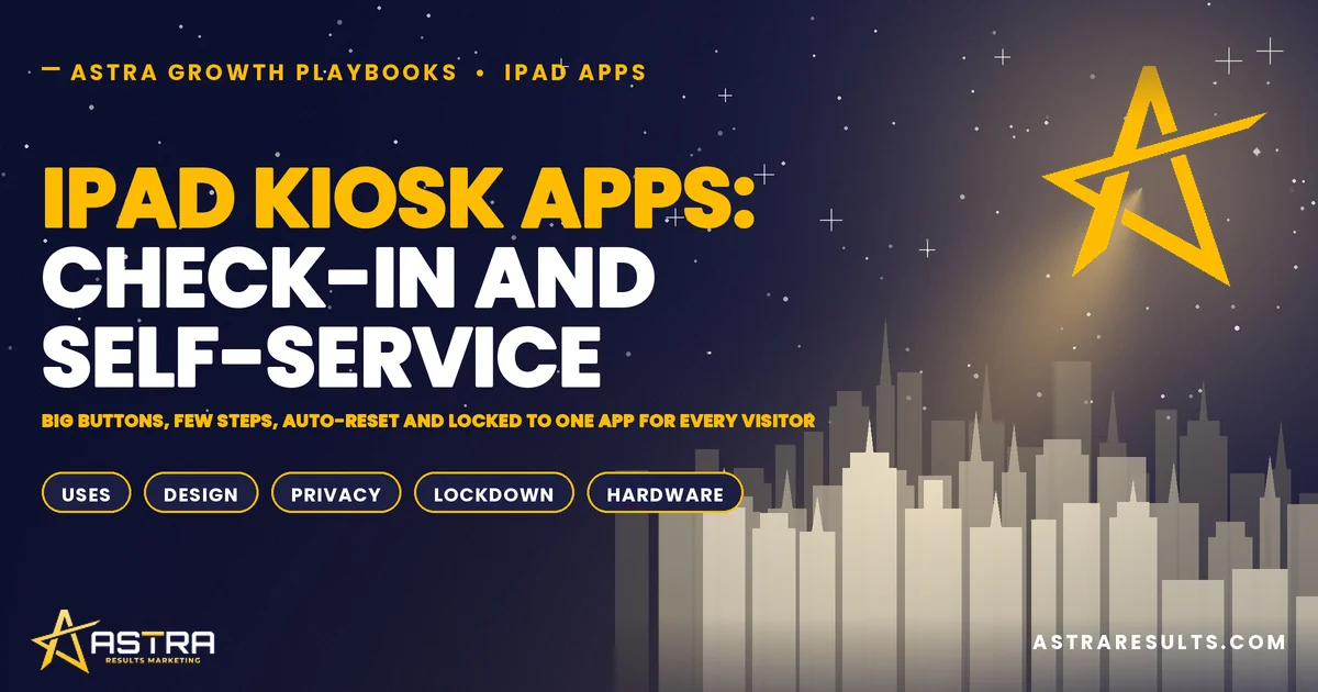 iPad Kiosk Apps: Check-In and Self-Service