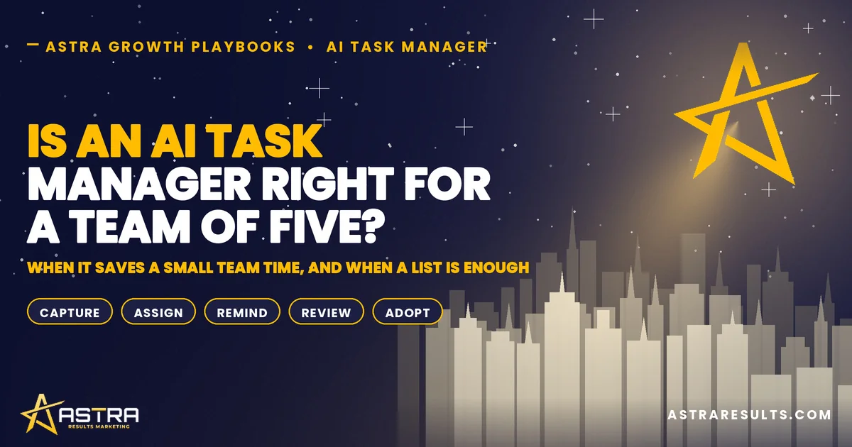 Is an AI Task Manager Right for a Team of Five?