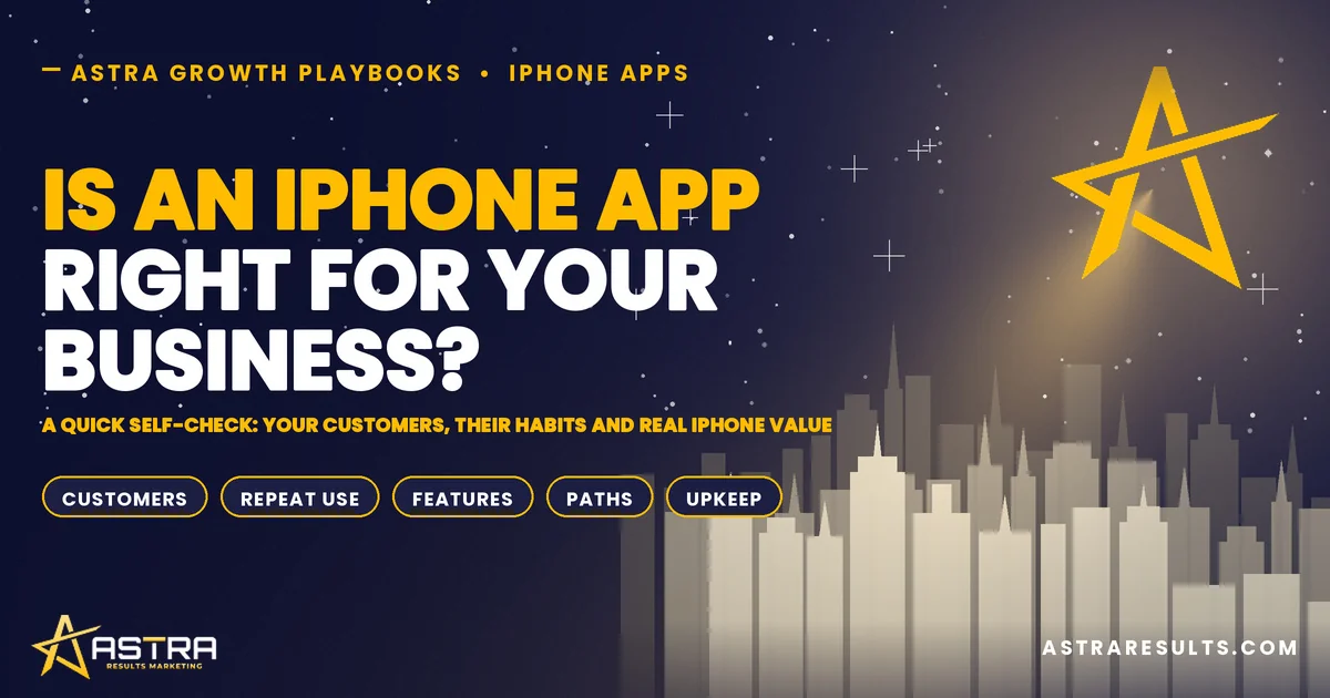 Is an iPhone App Right for Your Business?
