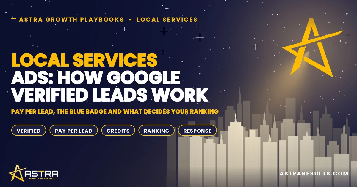 Local Services Ads: How Google Verified Leads Work