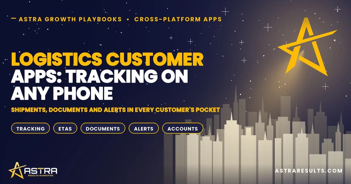 Logistics Customer Apps: Tracking on Any Phone