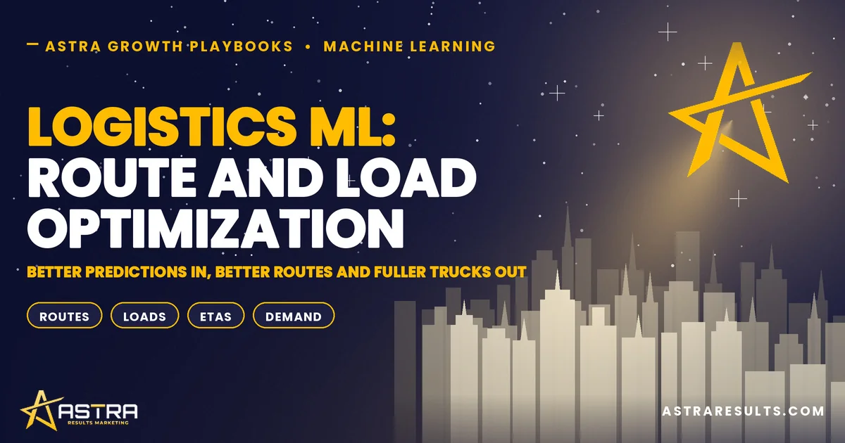 Logistics ML: Route and Load Optimization