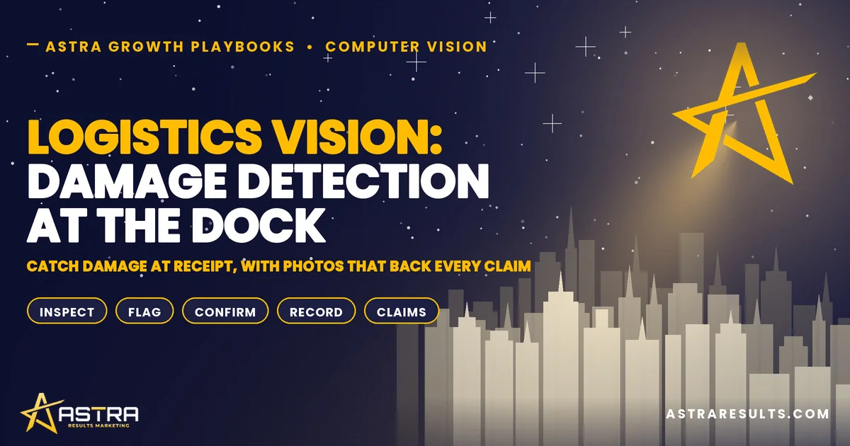 Logistics Vision: Damage Detection at the Dock