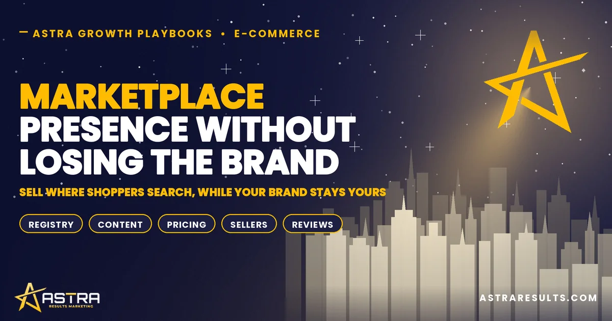 Marketplace Presence Without Losing the Brand
