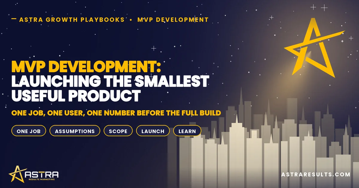 MVP Development: Launching the Smallest Useful Product