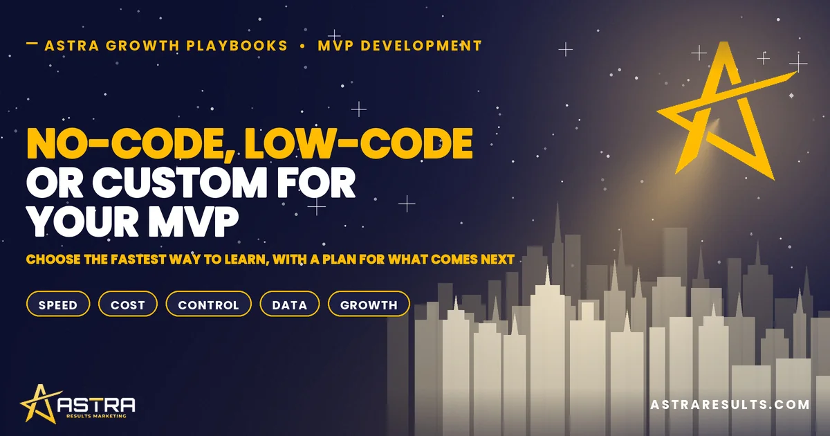 No-Code, Low-Code or Custom for Your MVP