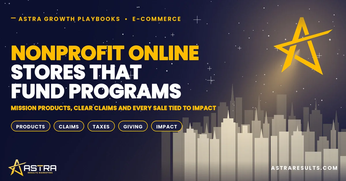 Nonprofit Online Stores That Fund Programs