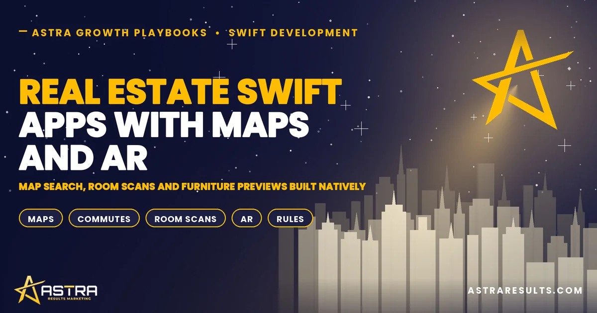 Apps Inmobiliarias en Swift con Mapas y Realidad Aumentada