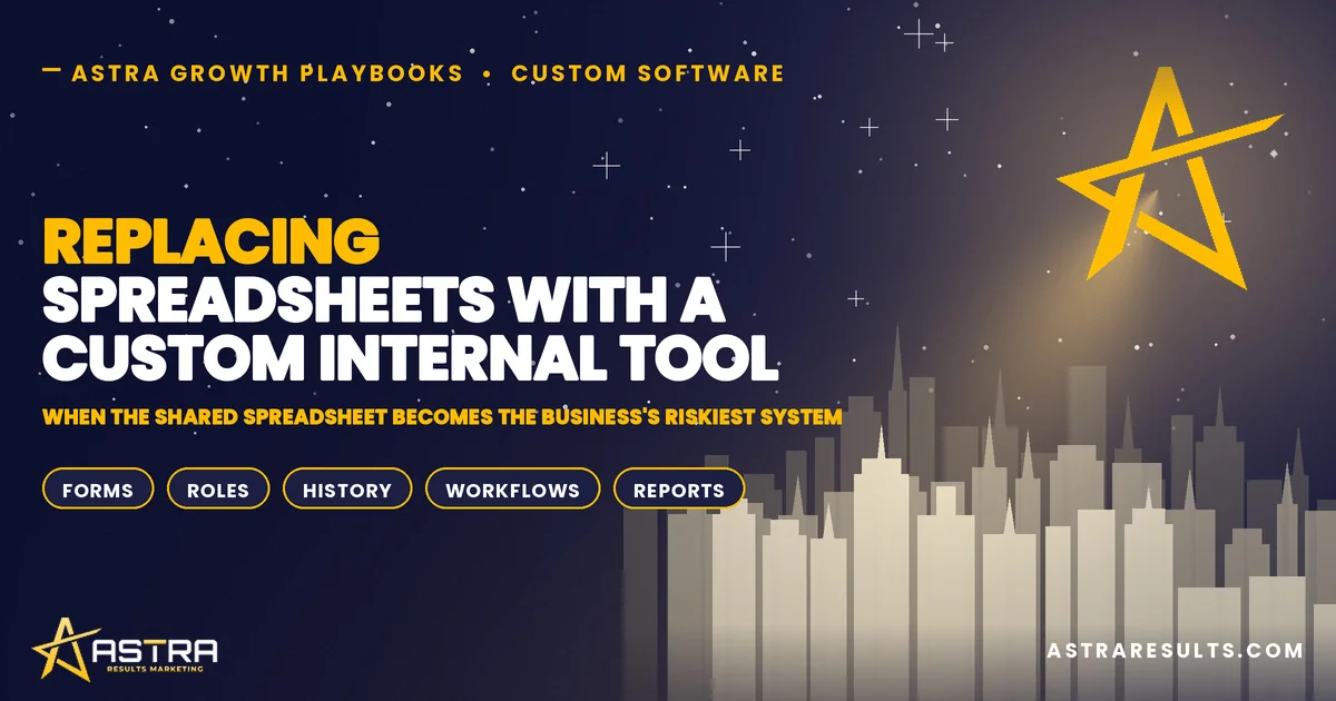 Replacing Spreadsheets With a Custom Internal Tool