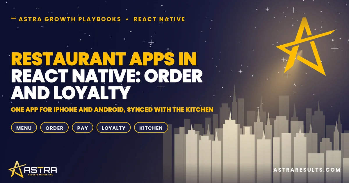 Restaurant Apps in React Native: Order and Loyalty