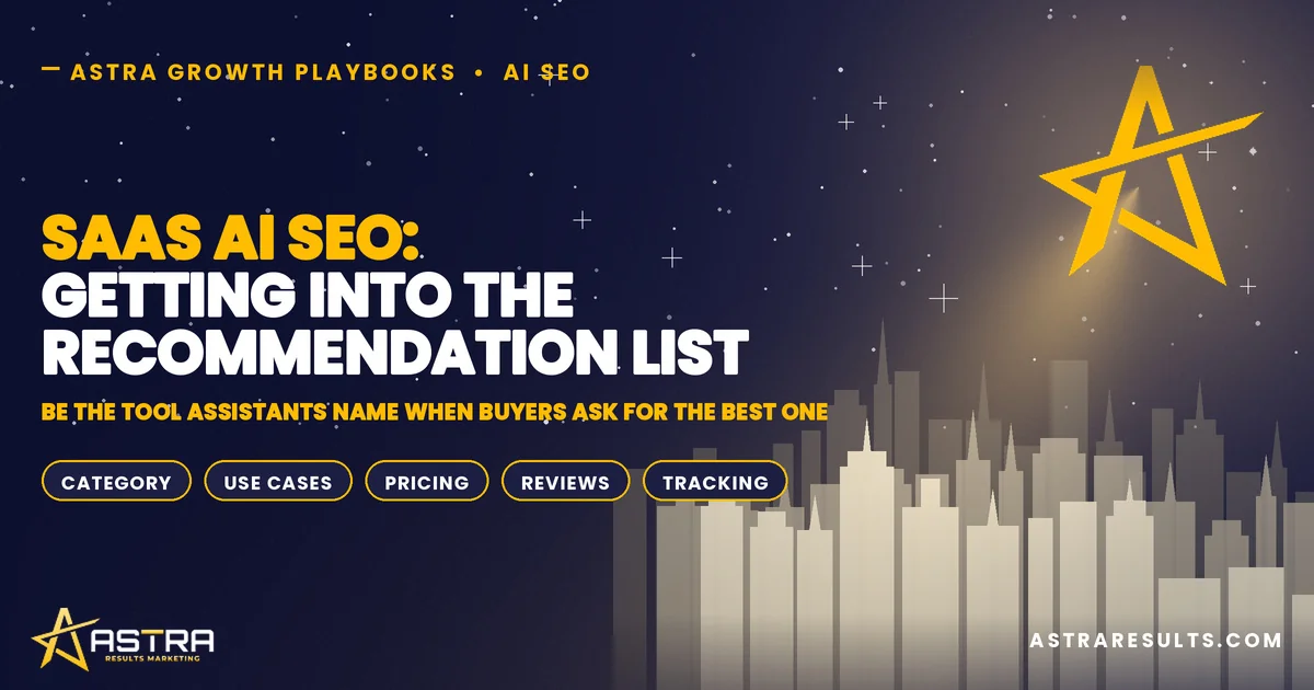 SEO con IA para SaaS: Cómo Entrar en la Lista de Recomendaciones