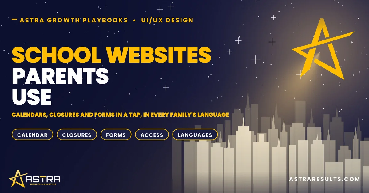 School Websites Parents Use