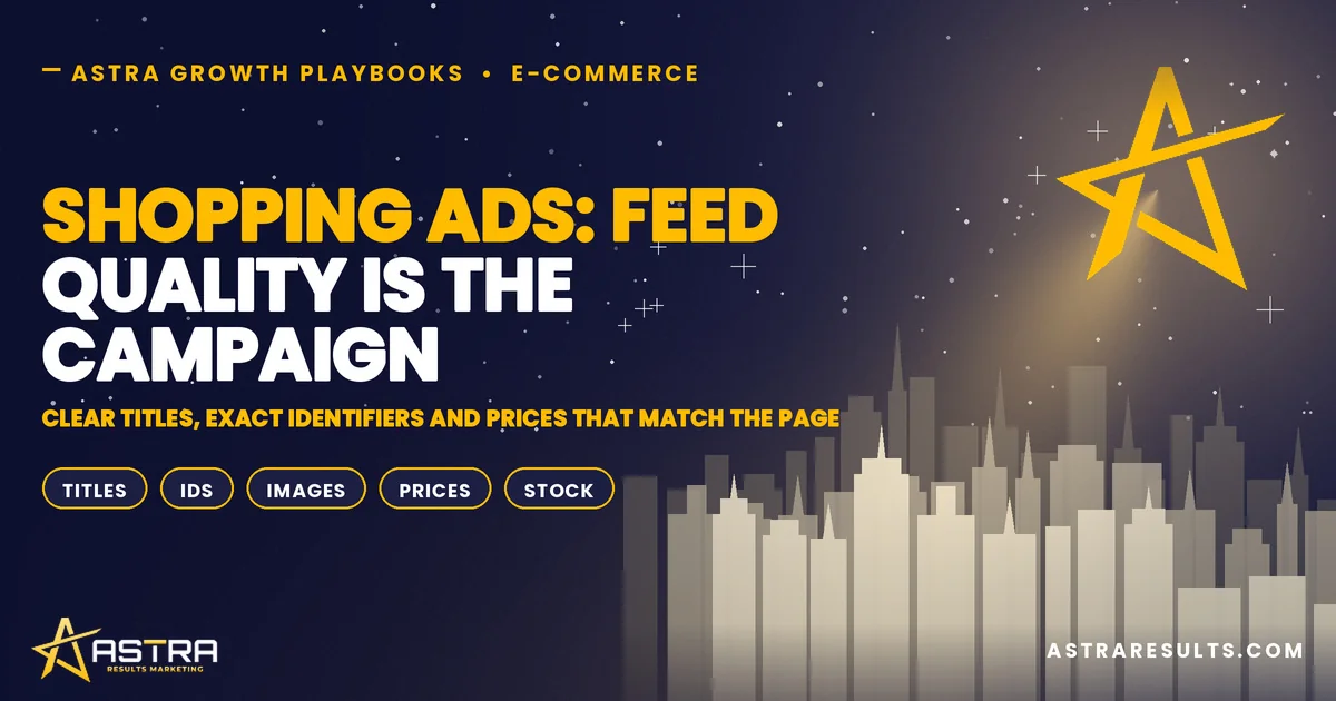Shopping Ads: Feed Quality Is the Campaign